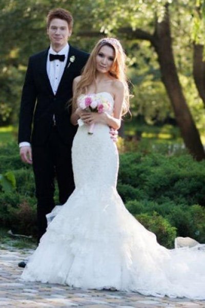 Никита Пресняков и Аида Калиева на съемках фильма Никита Пресняков и Аида Калиева на съемках фильма