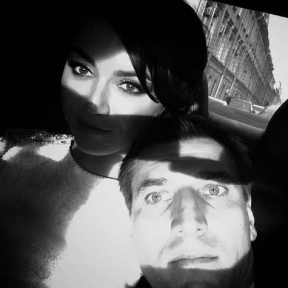 Александр Устюгов со своей супругой Анной Озар