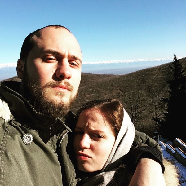 Георгий Толордава со своей невестой Анной Георгий Толордава со своей невестой Анной