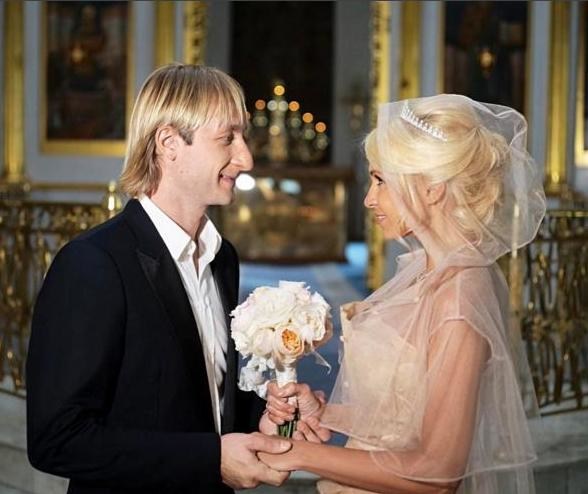 в сентябре 2017 года Яна Рудковская и Евгений Плющенко повенчались