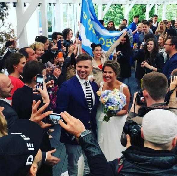 Влюбленные расписались в Санкт-Петербурге во Дворце бракосочетания № 1