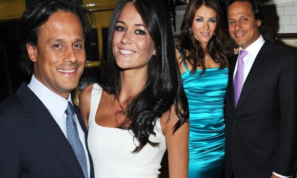 На фото слева Арун Найар с Ким Джонсон, на фото справа – с Элизабет Херли На фото слева Арун Найар с Ким Джонсон, на фото справа – с Элизабет Херли