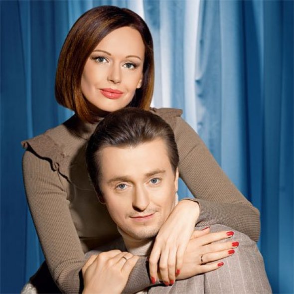 Сергей Безруков со своей первой женой Ириной