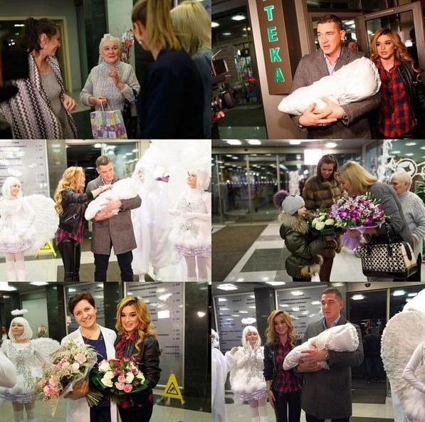 В декабре Ксения Бородина родила дочку Тею