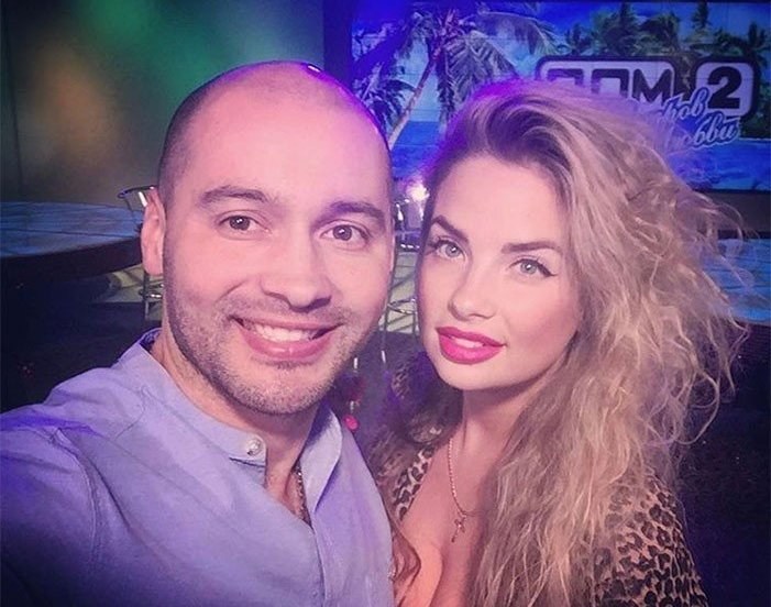 Андрей Черкасов со своей новой возлюбленной Кристиной Ослиной