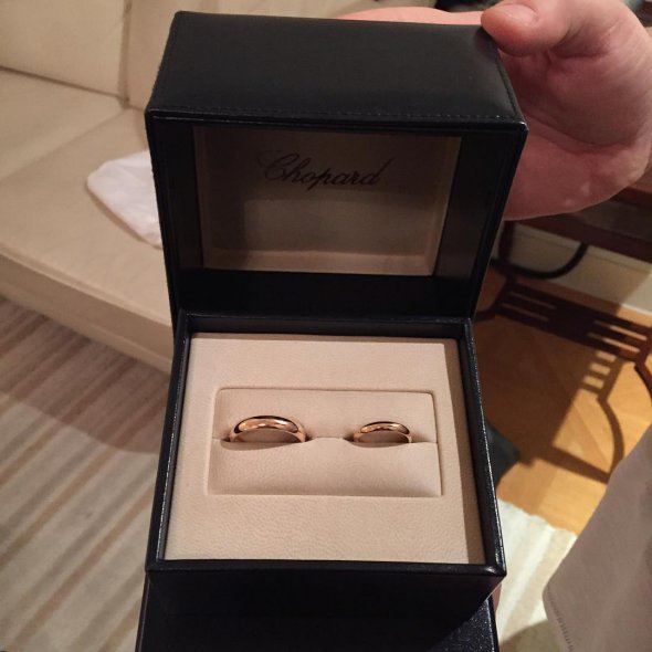 обручальные кольца Анны Нетребко и Юсифа Эйвазова