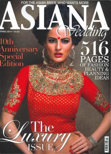 британский журнал Asiana Wedding посвящен индийской свадебной моде
