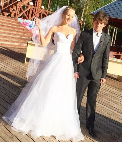 Александра Харитонова и Венцеслав Венгржановский почувствовали себя в роли жениха и невесты