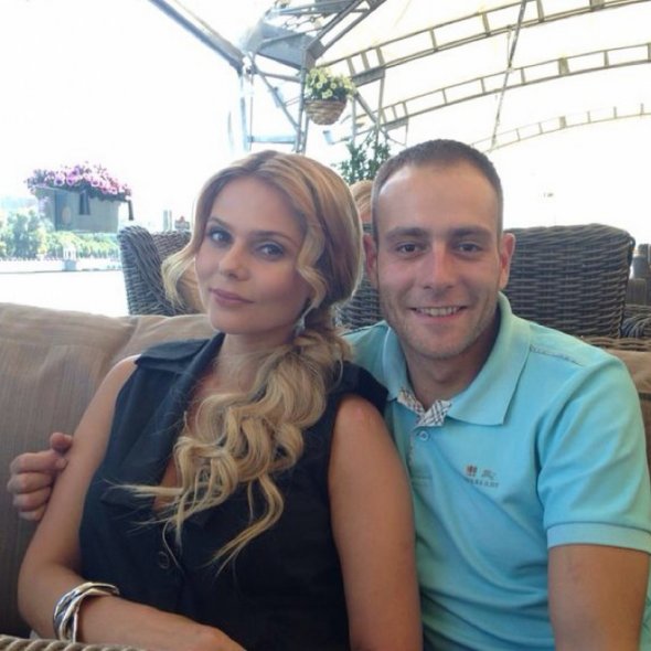 Ксения Новикова с организатором модных показов Владимиром Кондрашовым