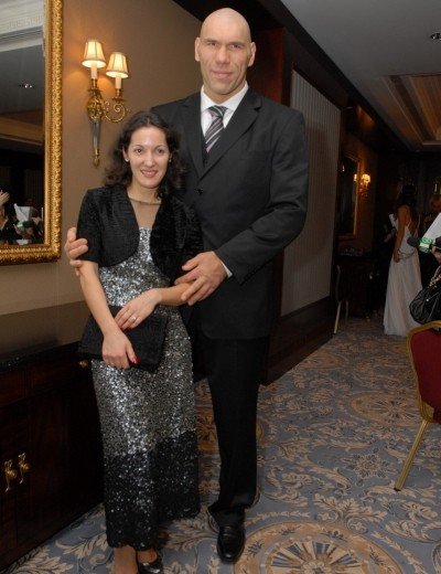 Николай Валуев со своей супругой Галиной