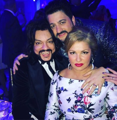 Филипп Киркоров и Анна Нетребко со своим супругом