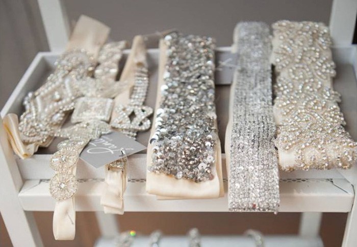 пояса к свадебному платью