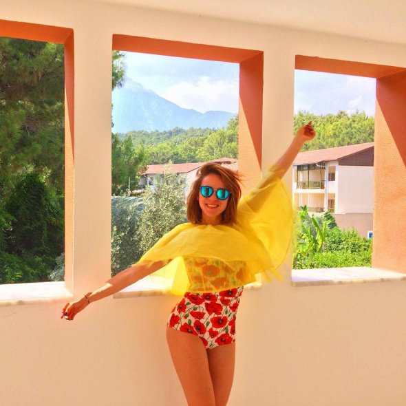 Екатерина Иванчикова на отдыхе в Таиланде