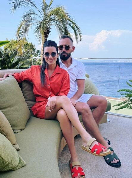 Ксения Бородина со своим третьим мужем Николаем в свадебном путешествии