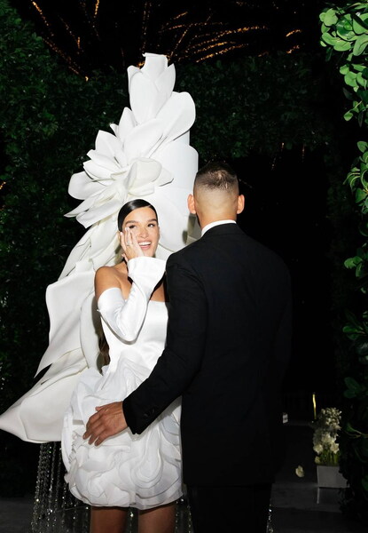 третье платье Бородиной на свадьбе с Сердюковым было коротким