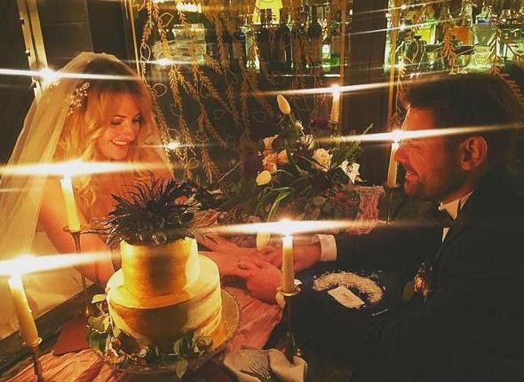 Лера Массква со своим мужем Павлом Евлаховым