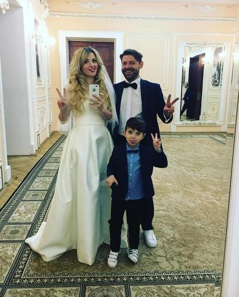 Лера Массква с мужем Павлом и сыном Платоном