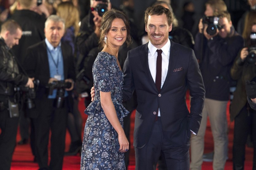 Майкл Фассбендер со своей супругой Алисией Викандер