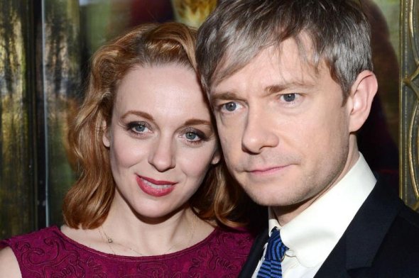 Мартин Фриман и Аманда Аббингтон