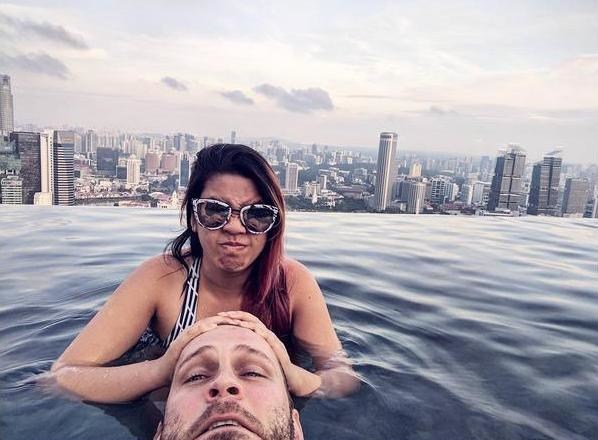 Диана Нгуен со своим женихом Диана Нгуен со своим женихом