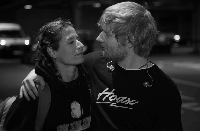 Эд Ширан со своей супругой Черри Сиборн Эд Ширан со своей супругой Черри Сиборн