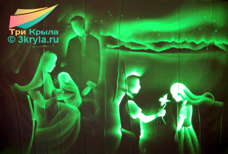 Шоу проекты на свадьбу. Три крыла