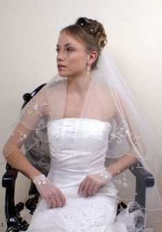 Фата V0526W2-1-E10531