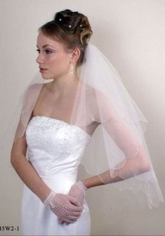 Фата V0545W2-1-E10536