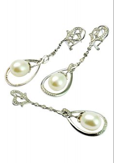 Серьги и кулон T20292