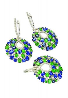 Серьги и кулон T20313