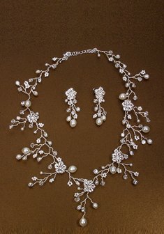 Колье и серьги NB194-R43489