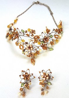 Колье и серьги NB144-R43491