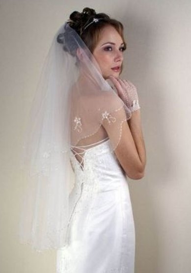 Фата V0794W2-1-E10555 - Дизайн-студия Eden for Brides