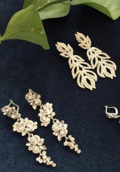 Серьги-03 M108805 - Свадебный салон Moon