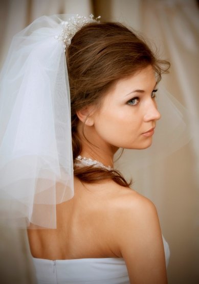 Фата и гребень A12597 - Бутик ANIYA