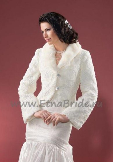 Свадебная шубка 1649-Э17303 - Свадебный салон Этна