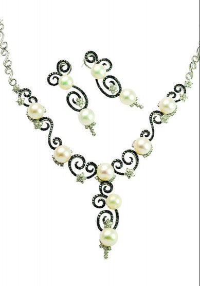 Колье и серьги T20294 - Ювелирный центр TESARTE