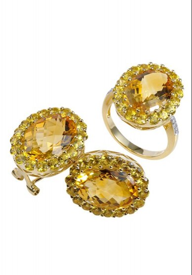 Кольцо и серьги T20299 - Ювелирный центр TESARTE