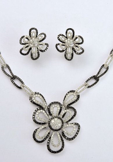 Колье и серьги T20302 - Ювелирный центр TESARTE