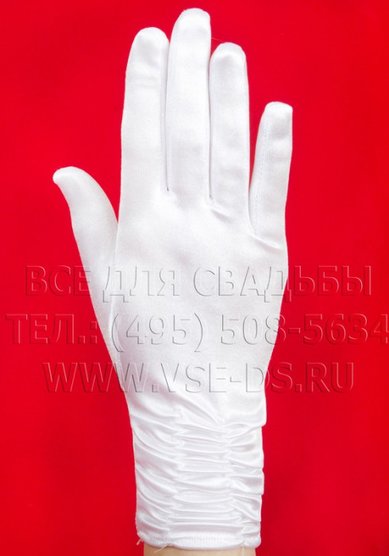 Перчатки 123-008-В20779 - Салон свадебных аксессуаров Все для свадьбы