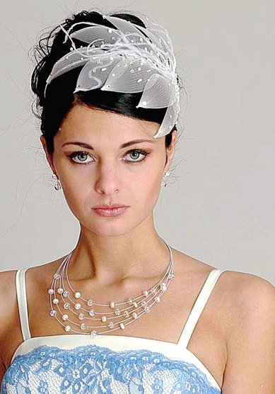 Шляпка Жасмин-А30179 - Свадебный салон АСТОРИЯ СТИЛЬ