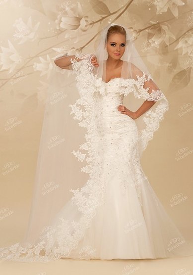Фата v43c-T36513 - Салоны свадебной и вечерней моды To be Bride