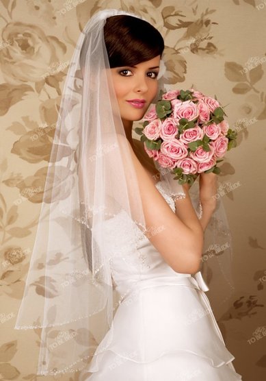 Фата v0385-T36515 - Салоны свадебной и вечерней моды To be Bride