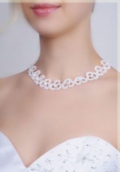 Колье и серьги Б40661 - Салон аксессуаров Белый Авантаж
