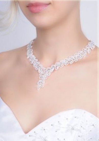 Колье и серьги Б40664 - Салон аксессуаров Белый Авантаж
