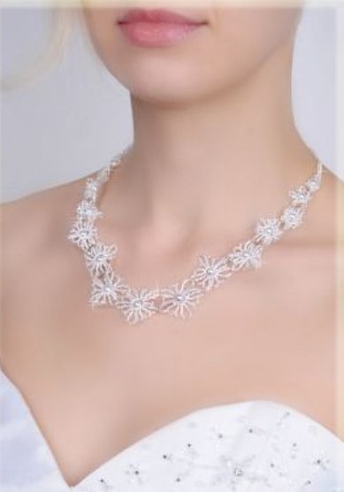 Колье и серьги Б40665 - Салон аксессуаров Белый Авантаж
