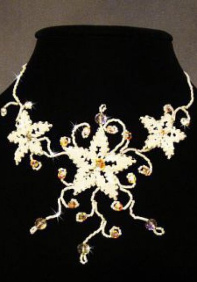 Колье и серьги Б40669 - Салон аксессуаров Белый Авантаж