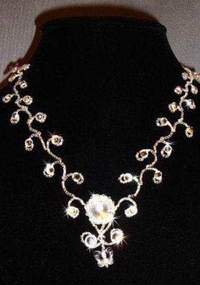 Колье и серьги Б40674 - Салон аксессуаров Белый Авантаж