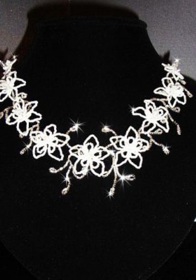 Колье и серьги Б40680 - Салон аксессуаров Белый Авантаж