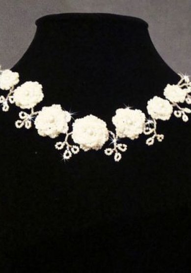 Колье и серьги Б40683 - Салон аксессуаров Белый Авантаж